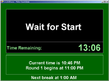 Poker Tournament Countdown Clock Screen Shot