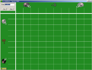 View Larger Image of Football Squares Screen Shot - Blank Grid
