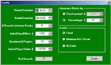 Poker Tournament Countdown Clock Screen Shot